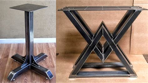 box metal table leg|solid metal table legs.